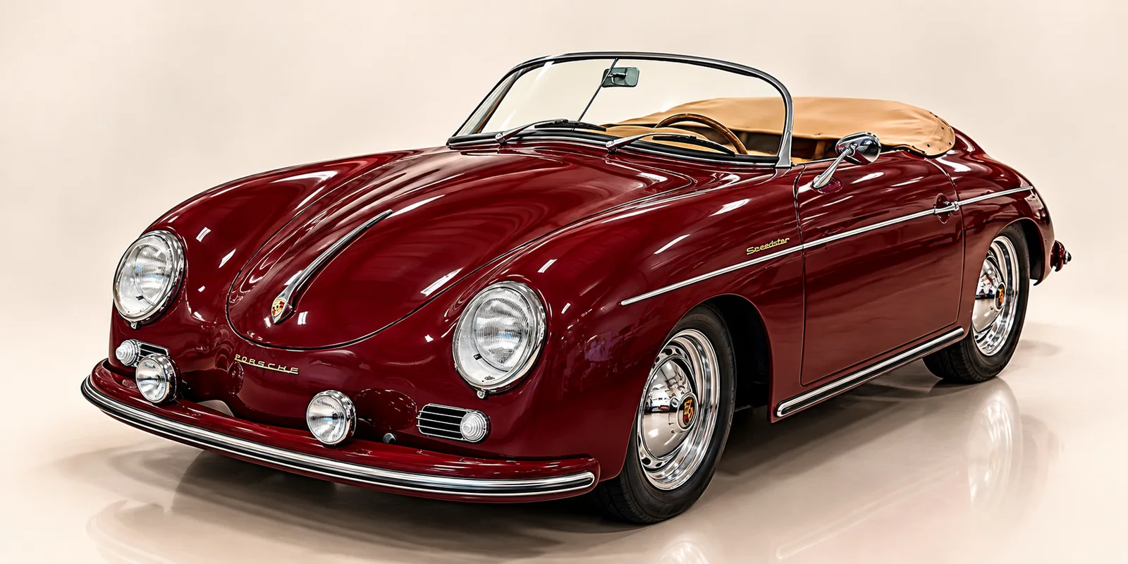 Porsche 356 Speedster – Bordeaux red