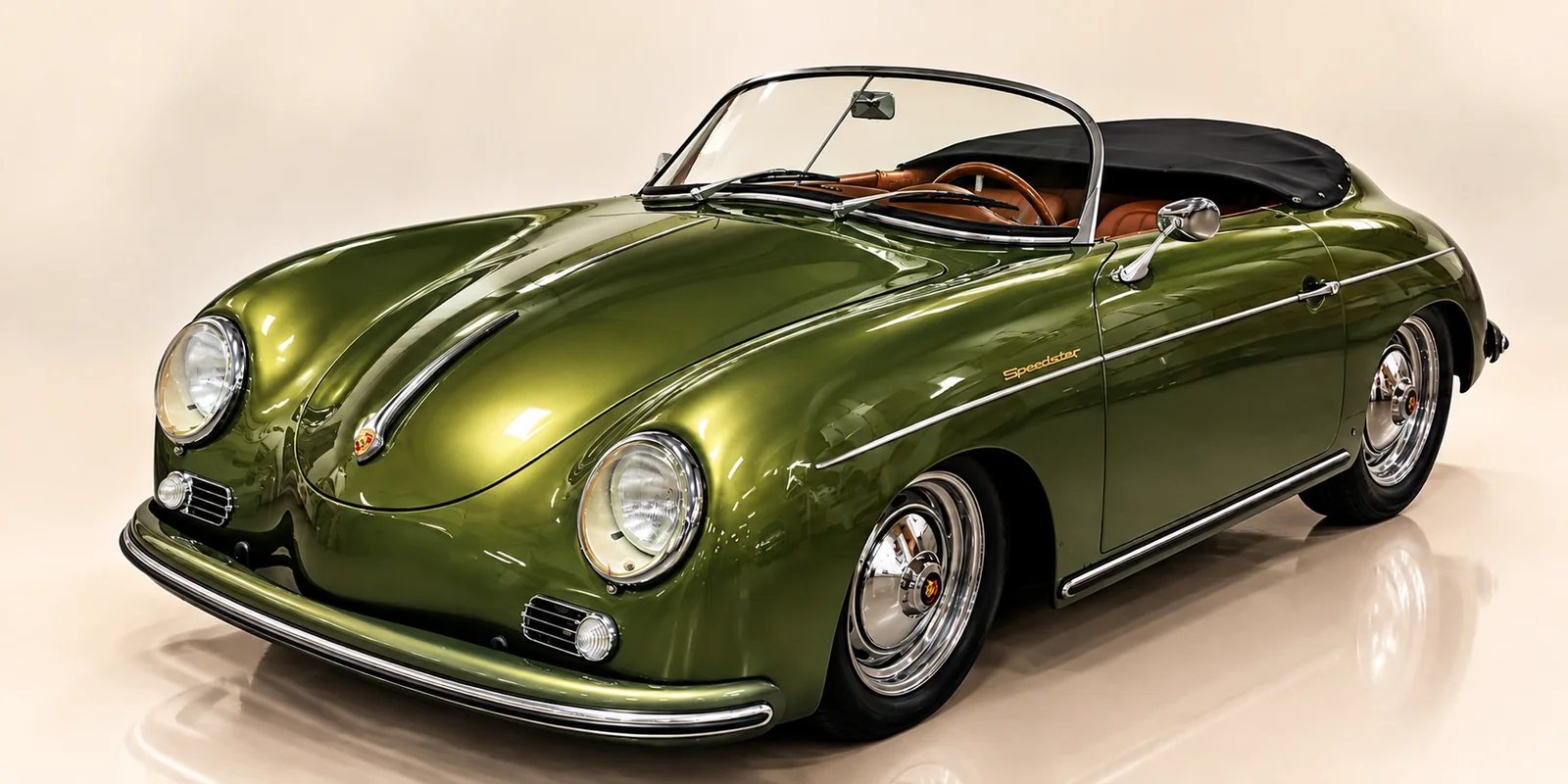 Porsche 356 Speedster – Olive green